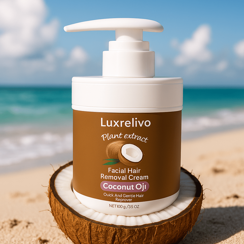 Luxrelivo Coconut Oil Lip Hair Removal Cream - Luxrelivo