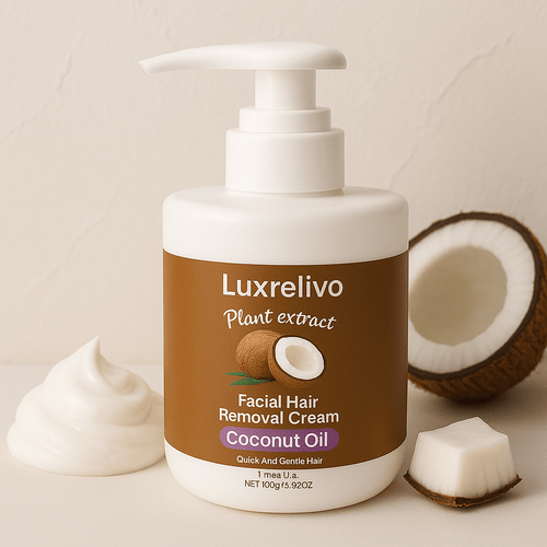 Luxrelivo Coconut Oil Lip Hair Removal Cream - Luxrelivo