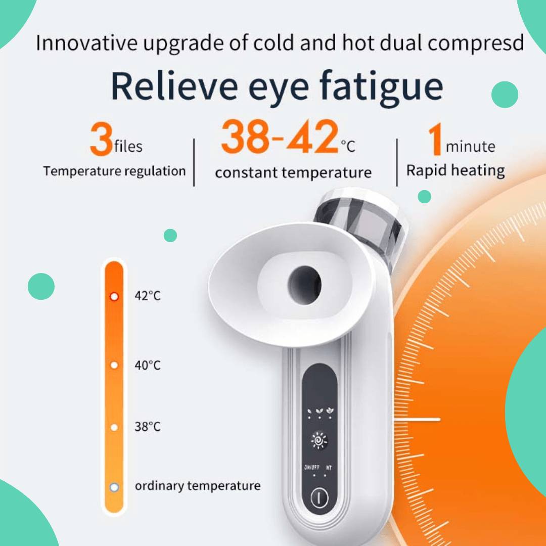 Troonz Eye Steamer™ Handheld Moisturizing for Dry Eyes - Luxrelivo